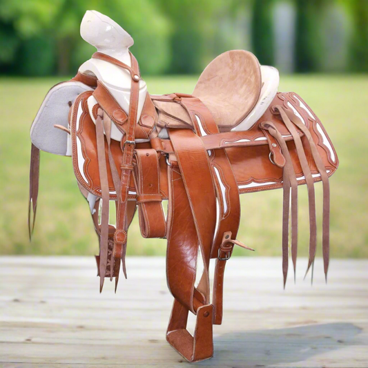 Silla de Montar a caballo para Charros - TM-WD1068-1036 Charro Horse Saddle