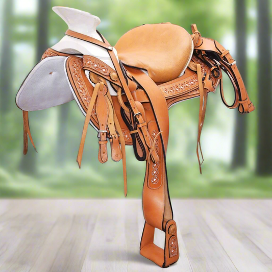 Silla de Montar a caballo para Charros - TM-WD1074-1037 Charro Horse Saddle