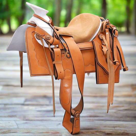 Silla de Montar a caballo para Charros - TM-WD1078-1048 Charro Horse Saddle