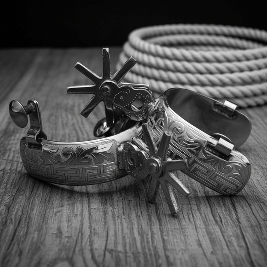 Espuelas de Charro TM-53416 Stainless Steel Spurs