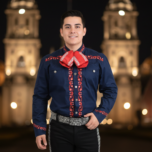 Camisa Charra para Hombre TM-WD0857 - Charro Shirt