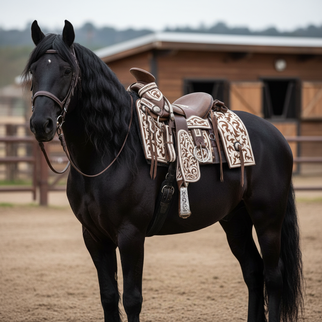 Silla de Montar para Caballo TM-WD1059-1059B - Horse Saddle