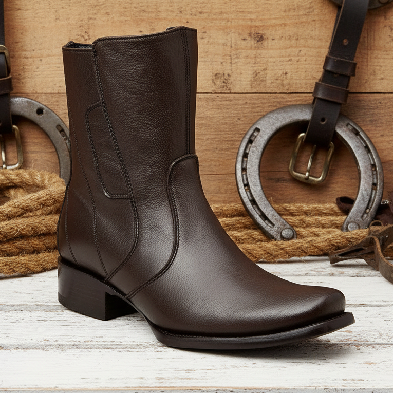 Botas Vaqueras Cortas TM-WD11-0026 Brown - Western Boots