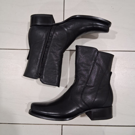 Botas Vaqueras Cortas TM-WD11-0027 Black - Western Boots