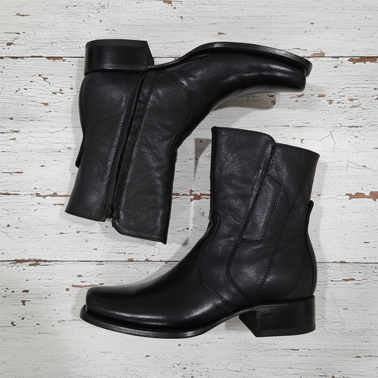 Botas Vaqueras Cortas TM-WD11-0027 Black - Western Boots