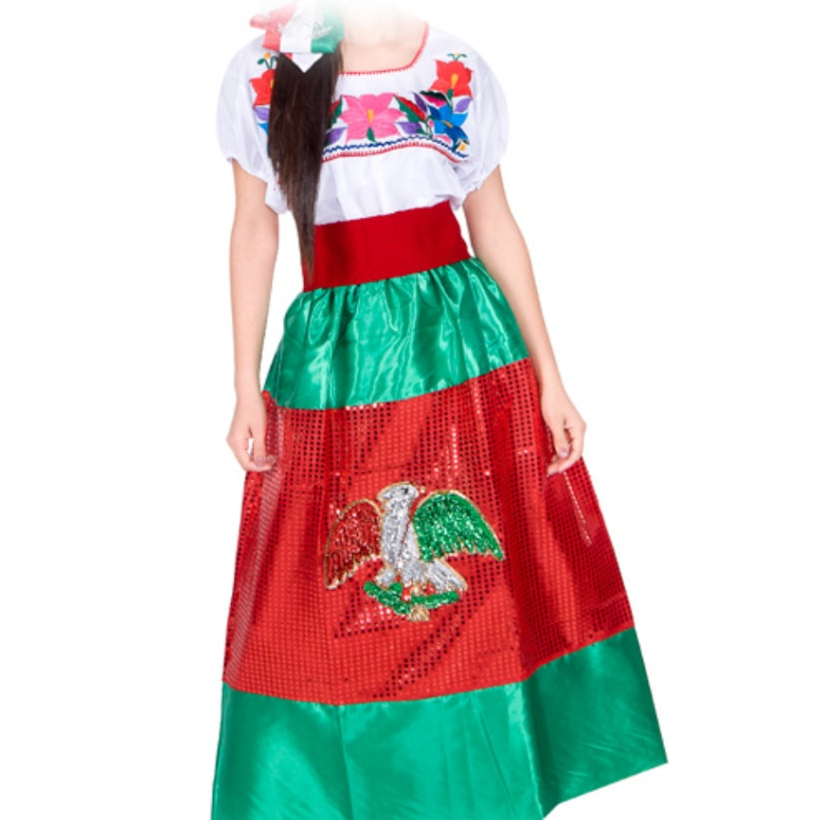 Vestido China Poblana de Niña TM74315 - Girls Dress