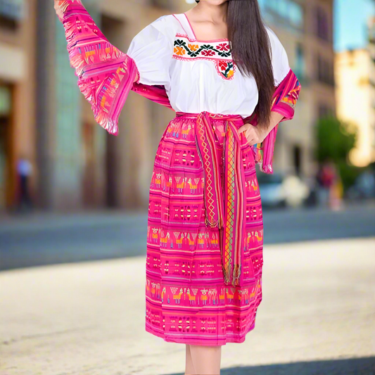 Vestido Tipico Indita de Niña TM74213-2 - Girls Dress