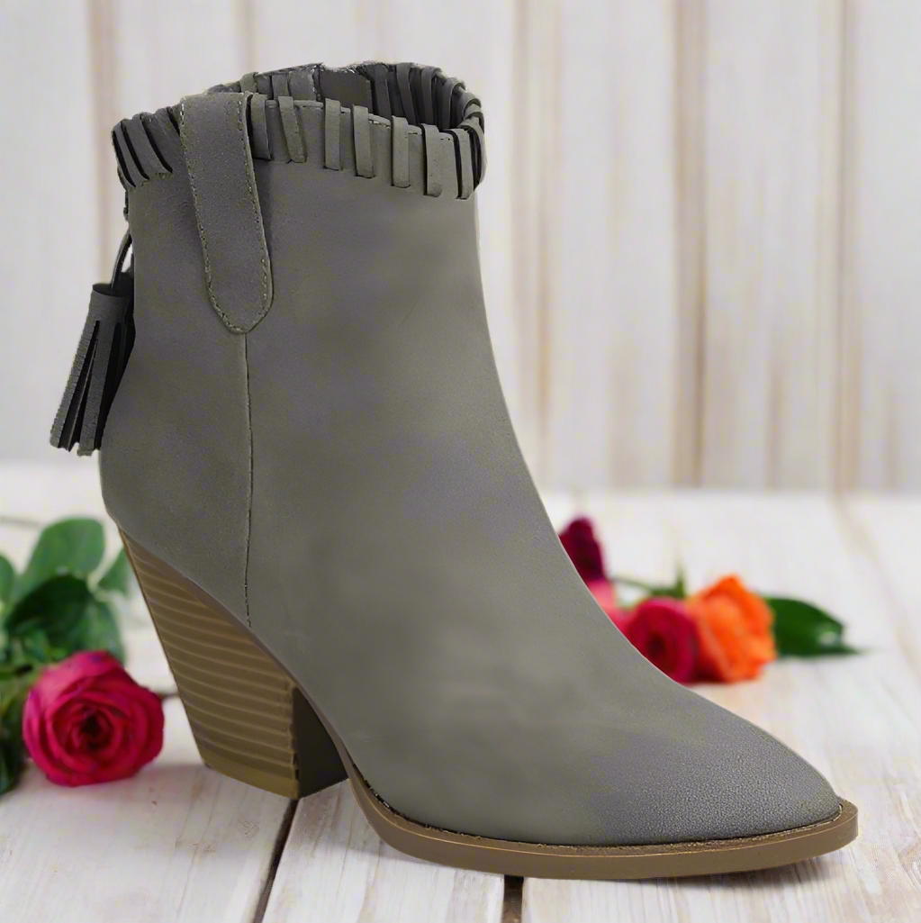 Western Boots for Women FL-River-23 Grey Botas Vaqueras para Mujer