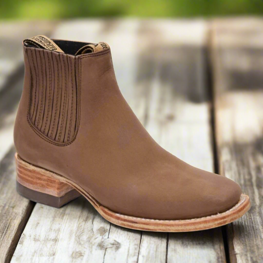 Western Rodeo Booties for Kids Botines Rodeo para ninos TM-WD11-0349K Hazelnut