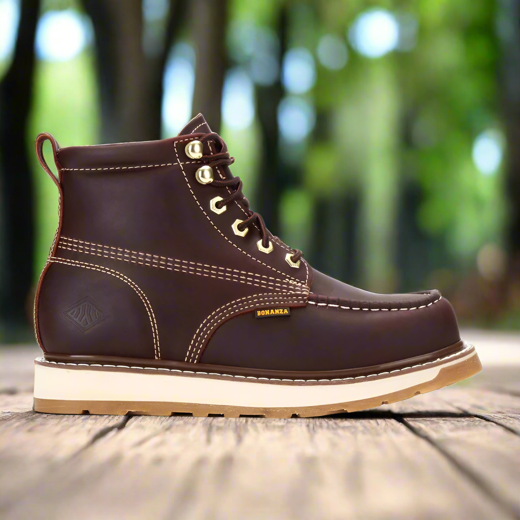 Work Boots BA612 Burgundy - Botas de trabajo