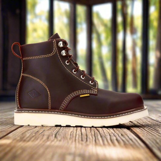 Work Boots BA632 Burgundy - Botas de trabajo