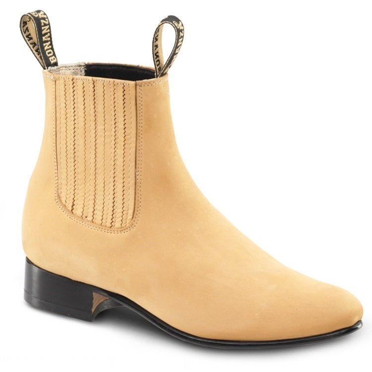 Botines de Charro BA100 Miel (Nubuck) - Paddock Boots