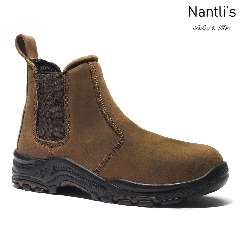 BA601 Brown Botas de Trabajo Mayoreo Wholesale Work Boots Nantlis