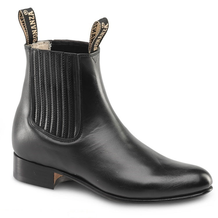 Botines de Charro BW-100 Negro=Black - Paddock Boots