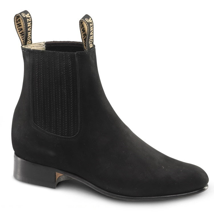 Botines de Charro BW-100 Black (Nubuck) - Paddock Boots