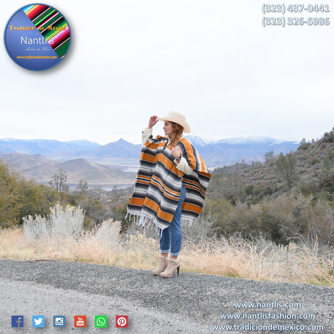 Jorongo Mexicano TM-73302 Mexican Poncho
