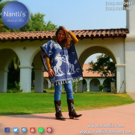 Jorongo Mexicano TM-73126 Mexican Poncho