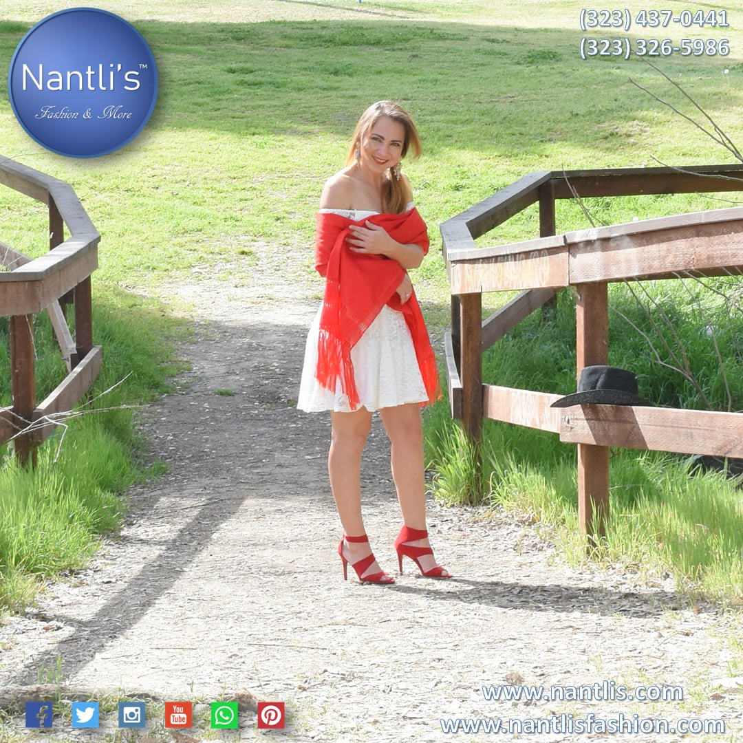 Rebozo Mexicano TM-75110-X Mexican Shawl