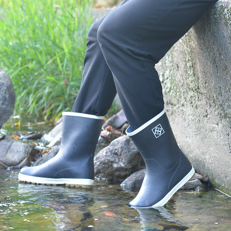 Rain Boots Rubber water boots Outdoor anti-skid fishing boots Waterpro