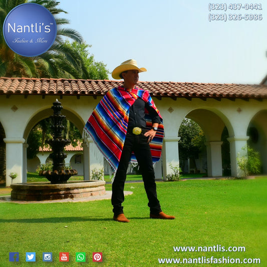 Jorongo Mexicano TM-73304 Mexican Poncho