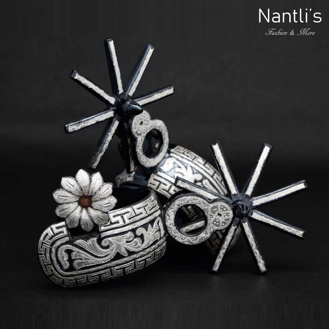 Espuelas Mexicanas TM-53211 Stainless Steel Spurs