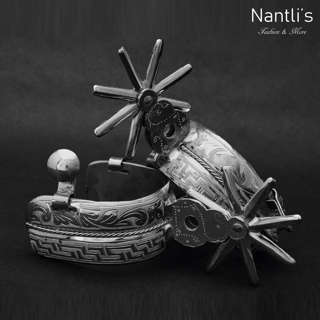 Espuelas Mexicanas TM-53311 Stainless Steel Spurs