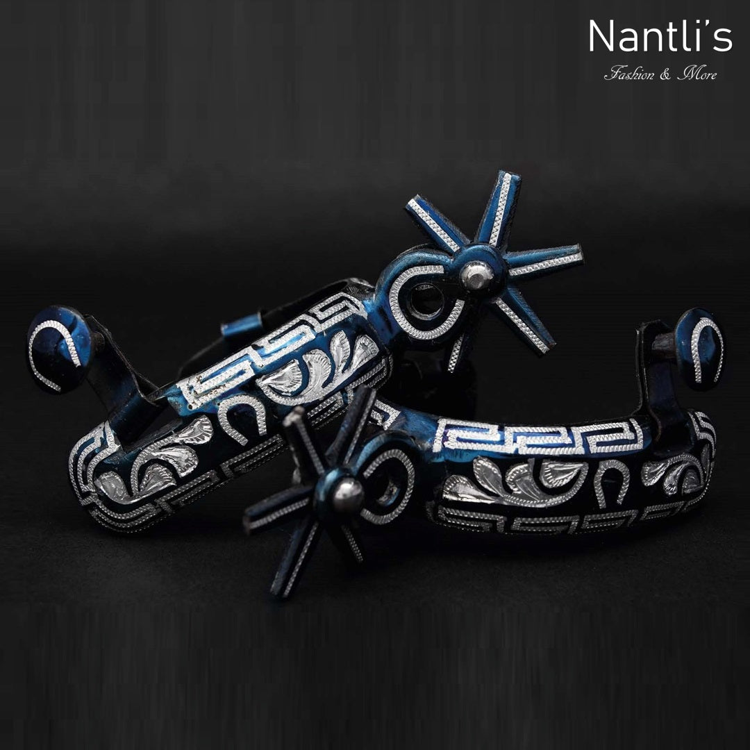 Espuelas Mexicanas TM-53411 Stainless Steel Spurs