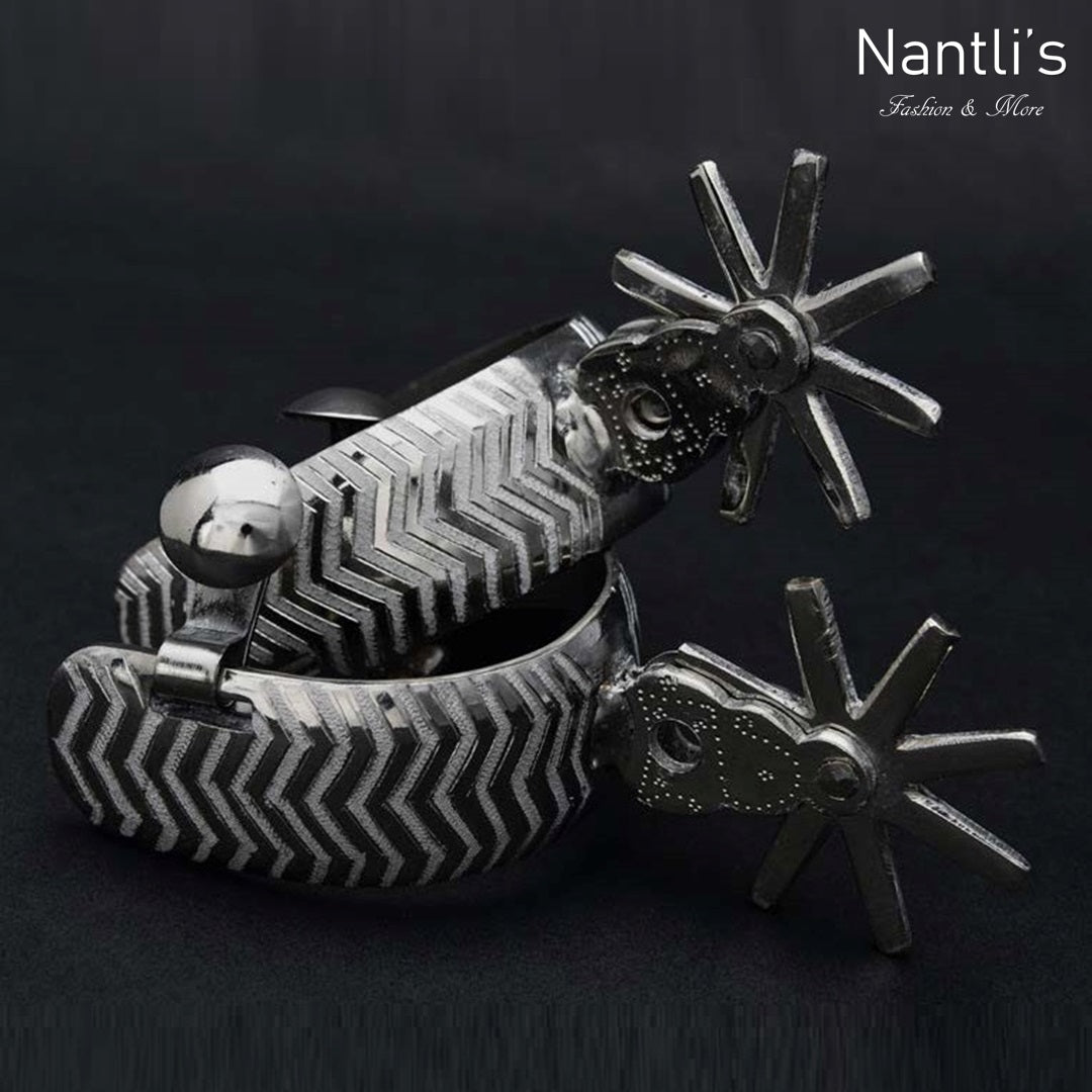 Espuelas Mexicanas TM-53414 Stainless Steel Spurs