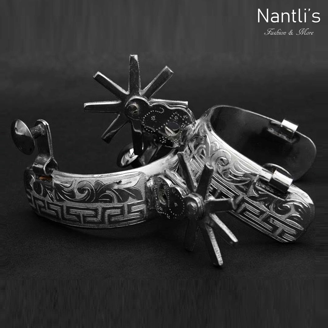 Espuelas Mexicanas TM-53416 Stainless Steel Spurs