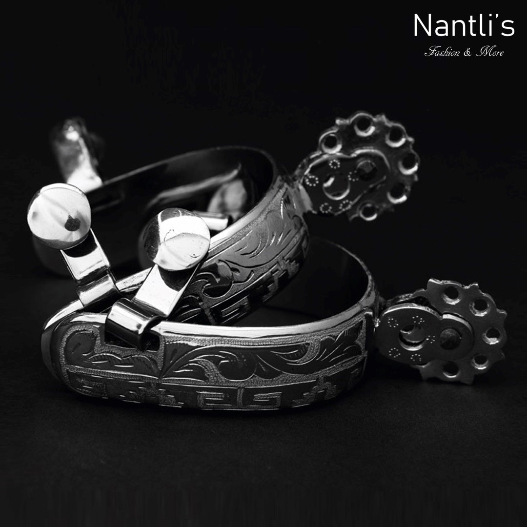 Espuelas Mexicanas TM-53513 Stainless Steel Spurs