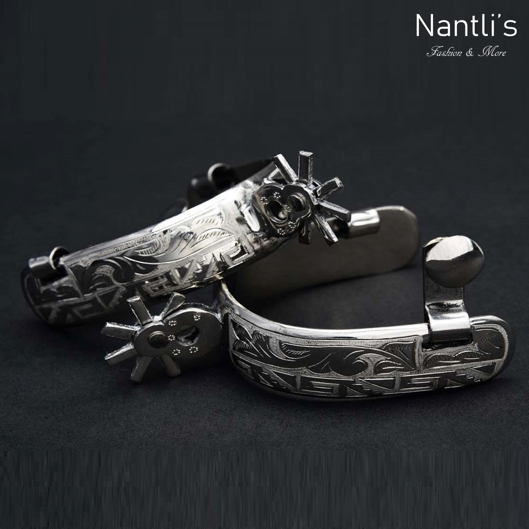 Espuelas Mexicanas TM-53518 Stainless Steel Spurs