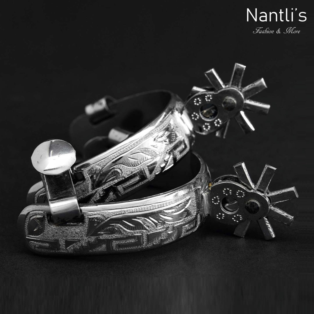 Espuelas Mexicanas TM-53521 Stainless Steel Spurs