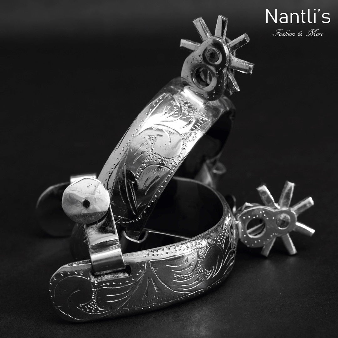 Espuelas Mexicanas TM-53524 Stainless Steel Spurs