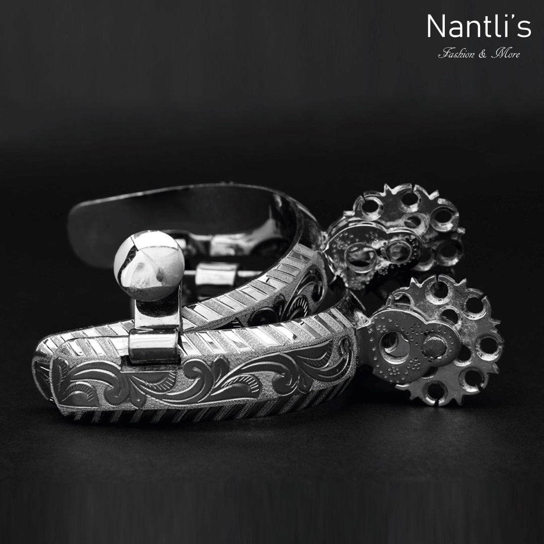 Espuelas Mexicanas TM-53526 Stainless Steel Spurs