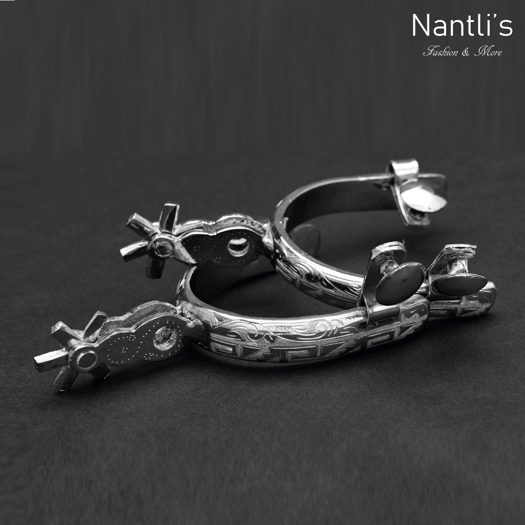 Espuelas Mexicanas TM-53613 Stainless Steel Spurs