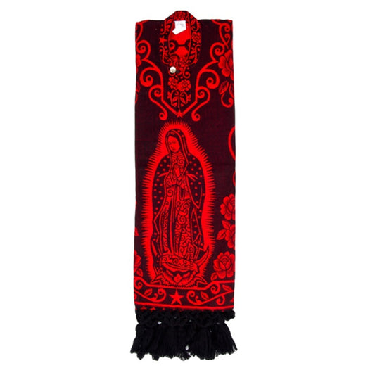 Jorongo Mexicano TM-73403 Red Mexican Poncho
