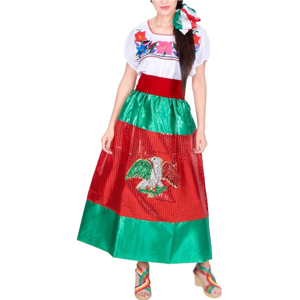 Vestido China Poblana de Mujer TM-74281 Women Dress