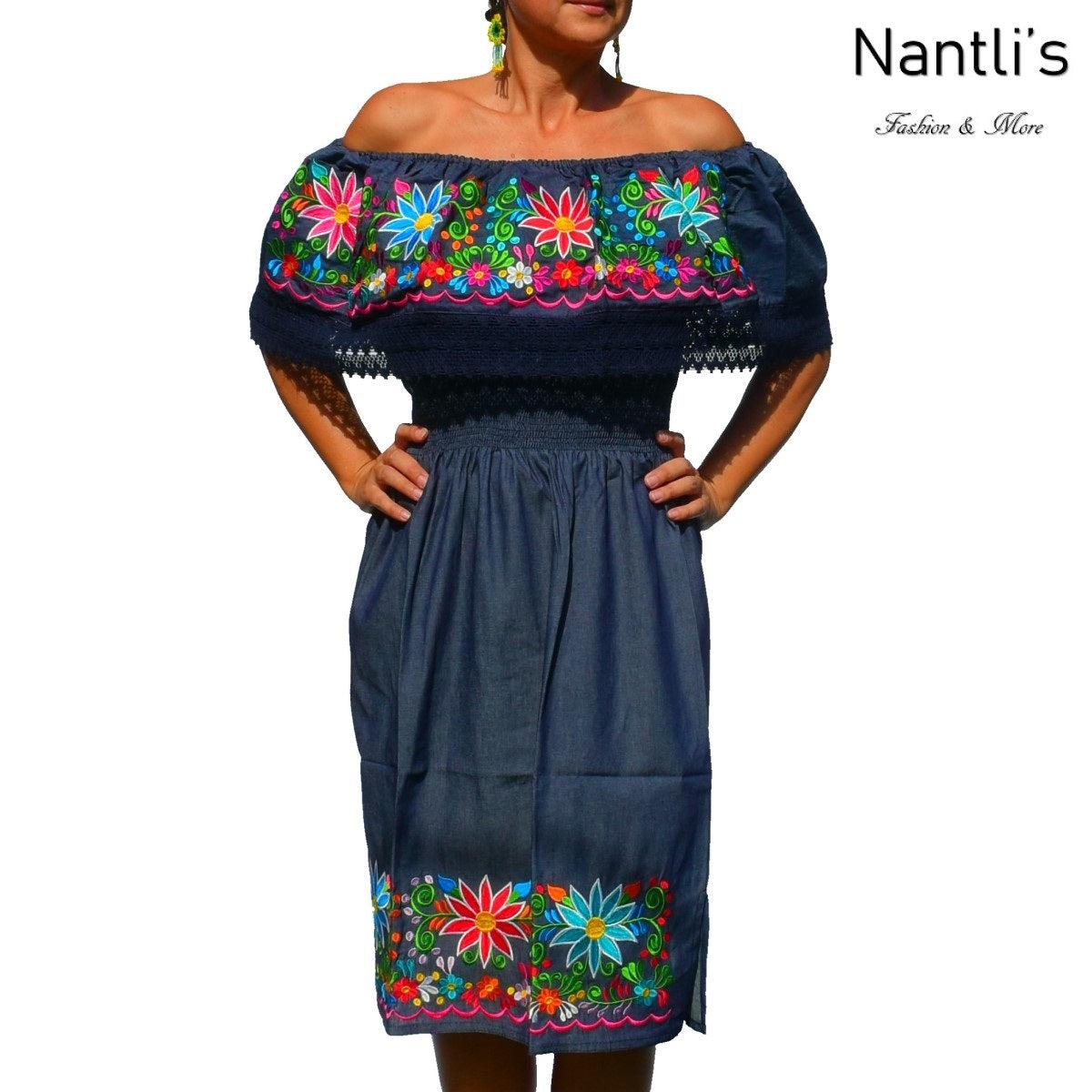 Vestido Bordado TM-77304 Embroidered Dress