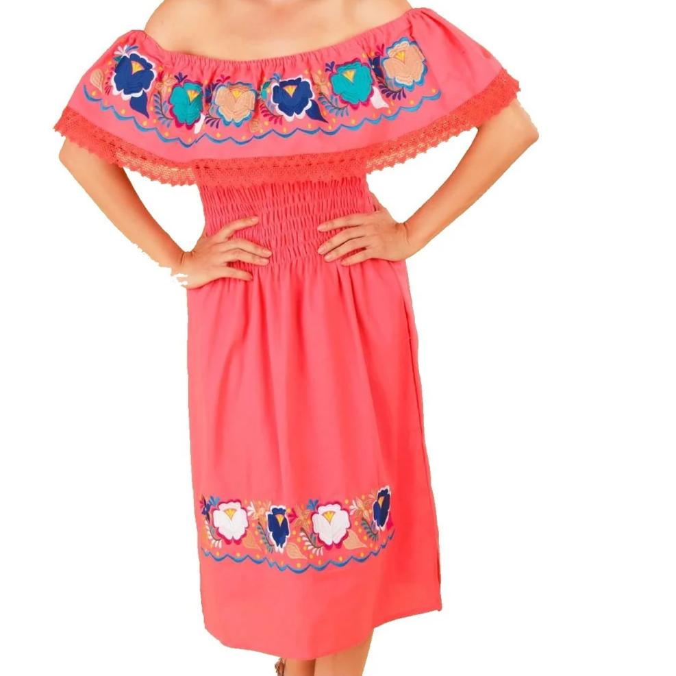 Vestido Bordado TM-77306 Embroidered Dress