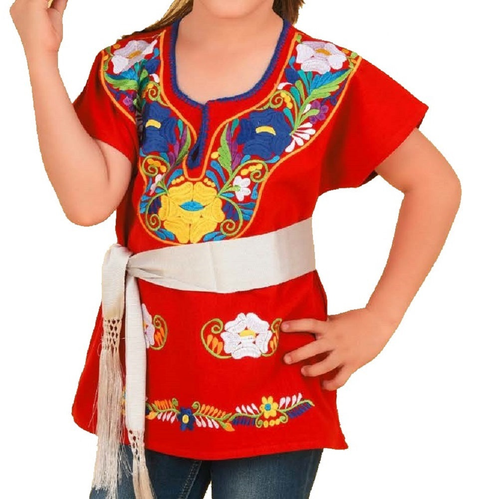 Blusa Bordada TM-77442 Embroidered Blouse