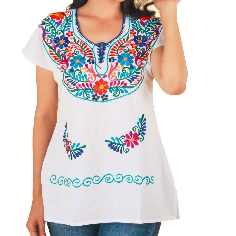 Blusa Bordada TM-77512 Embroidered Blouse