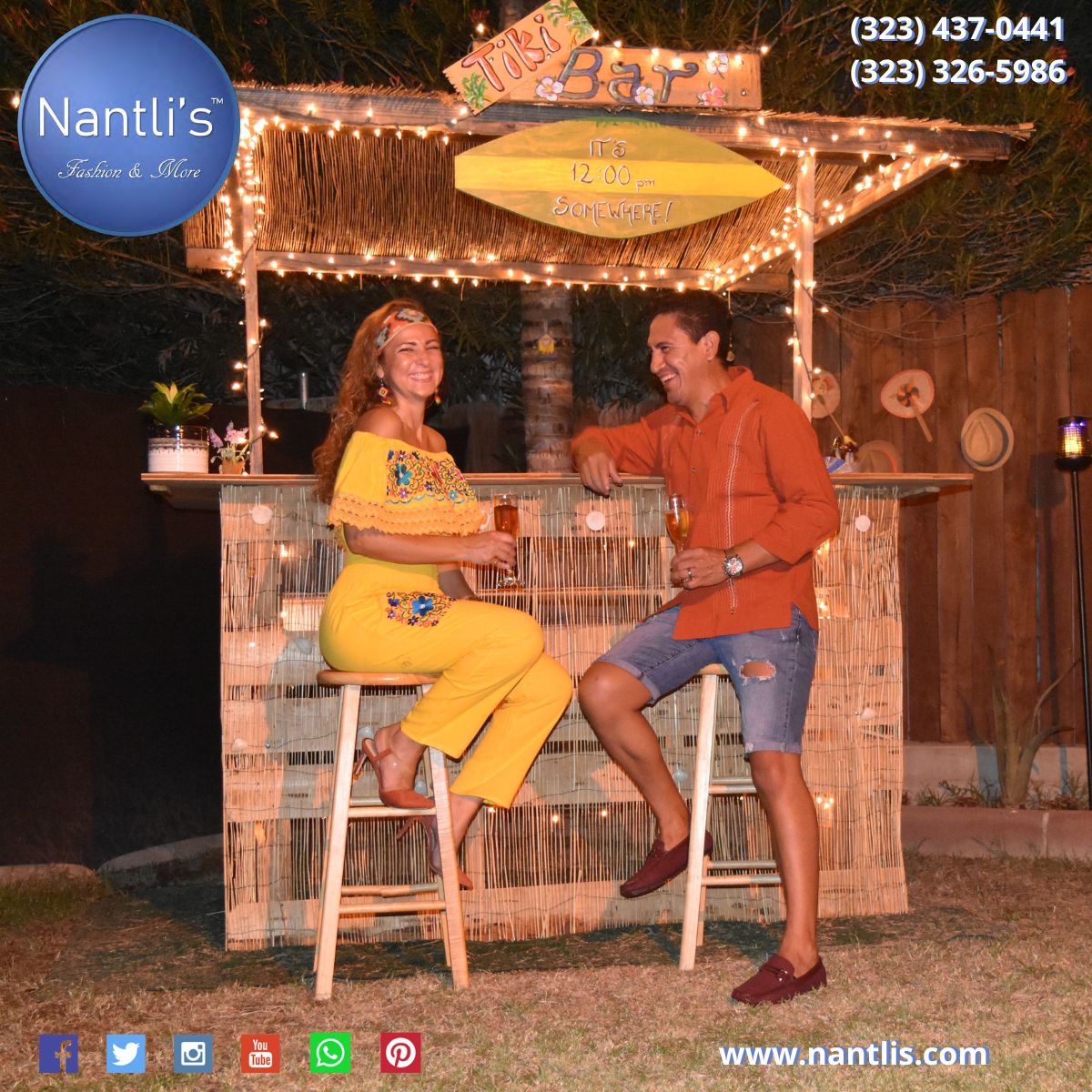 Palazzo Bordado Mexicano TM-79003-F Yellow Mexican Embroidered Jumper