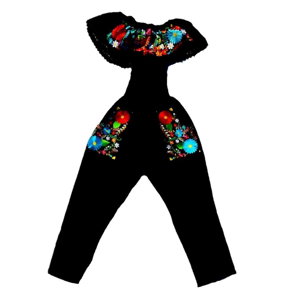 Palazzo Bordado Mexicano TM-JUMPER-2 Mexican Embroidered Jumper