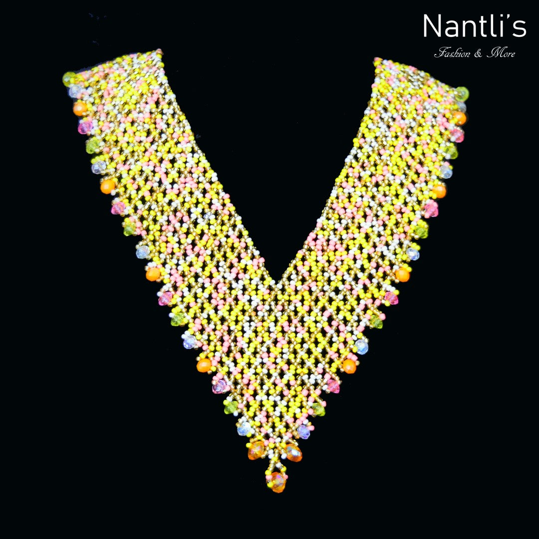 TM-OV-1003-Y beaded Jewelry Necklace for women Tradicion de Mexico by Nantlis