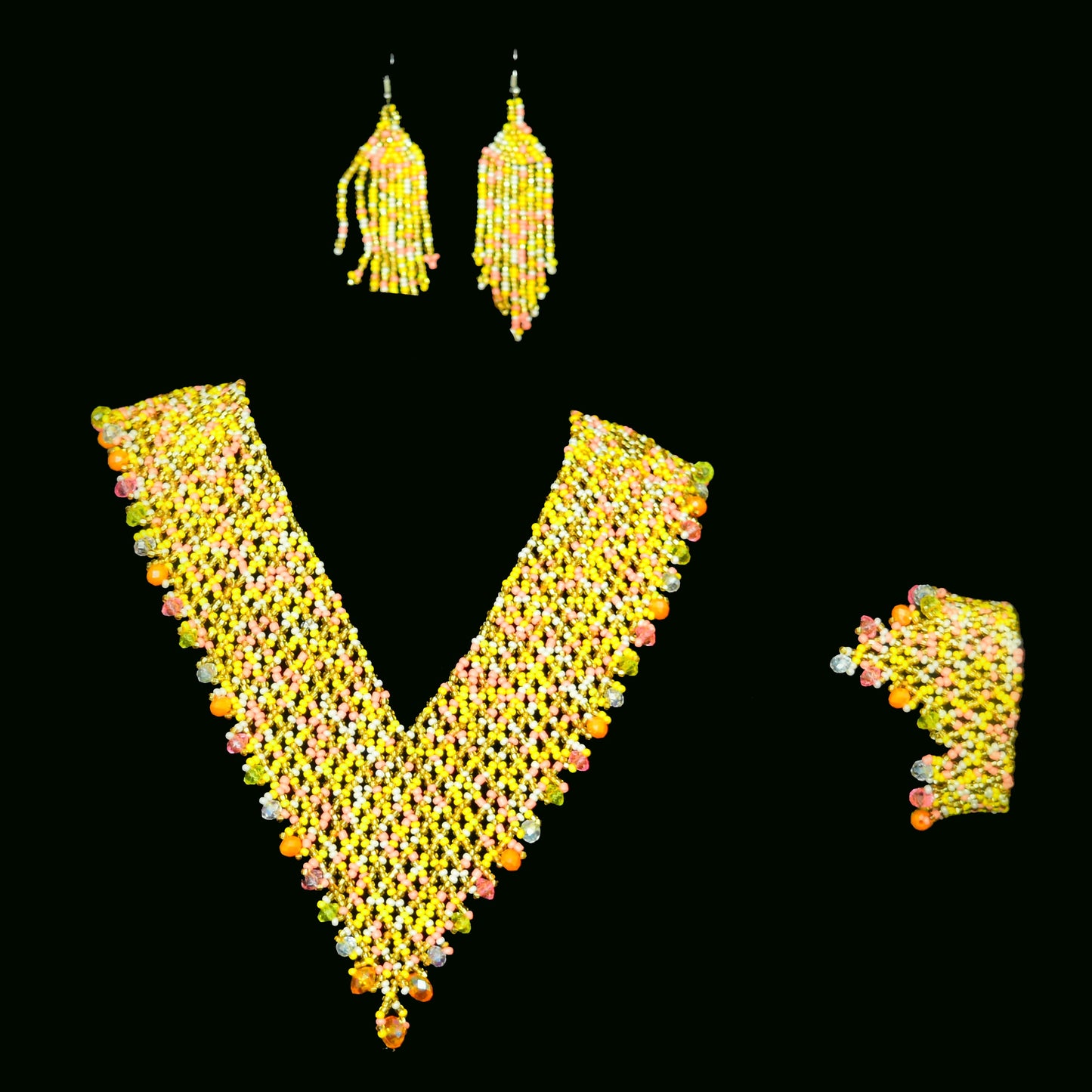 Beaded Jewelry Set Set de Joyeria Chaquira - TM-OV-1003