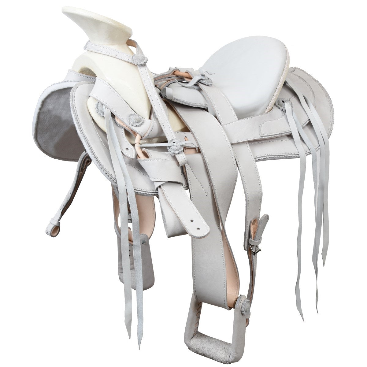 Silla de Montar para Caballo TM-WD1066-1034 White - Horse Saddle