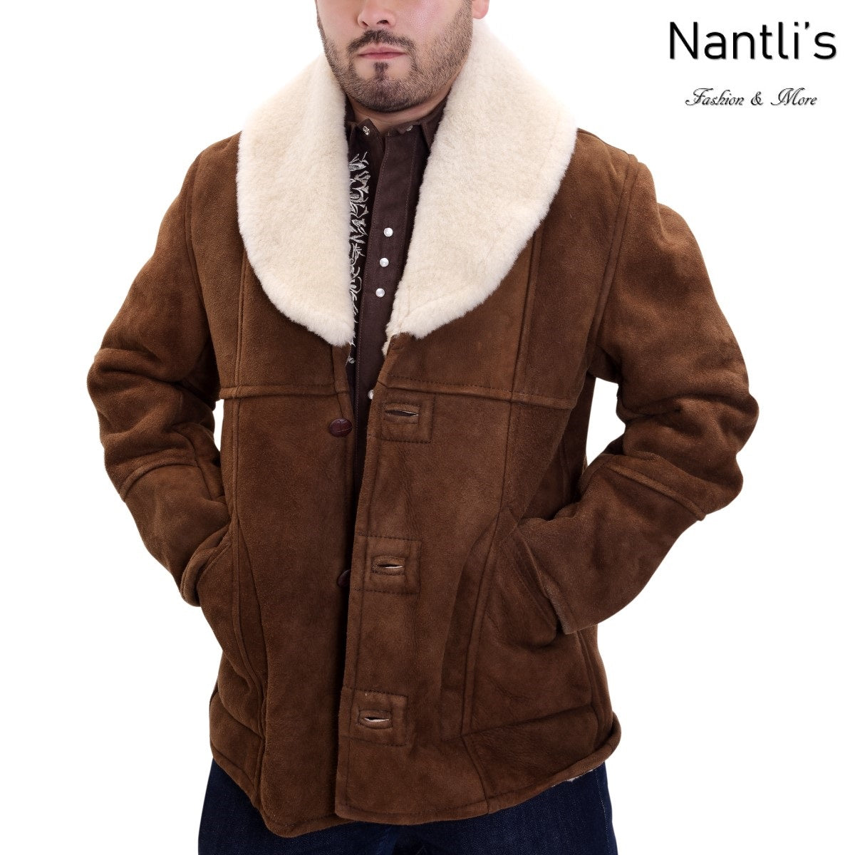 Chamarra De Gamuza Charro Chamarra De Piel Para Hombre TM-WD1829