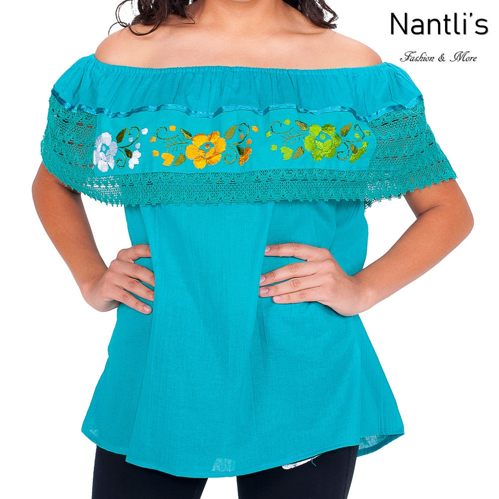 Blusa Campesina Bordada TM-77211 Embroidered Blouse – Nantlis