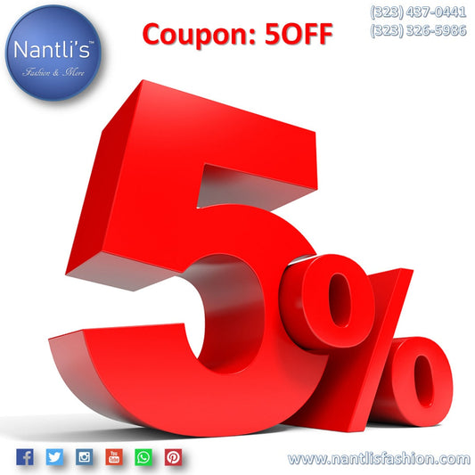 5 Percent Off Nantlis