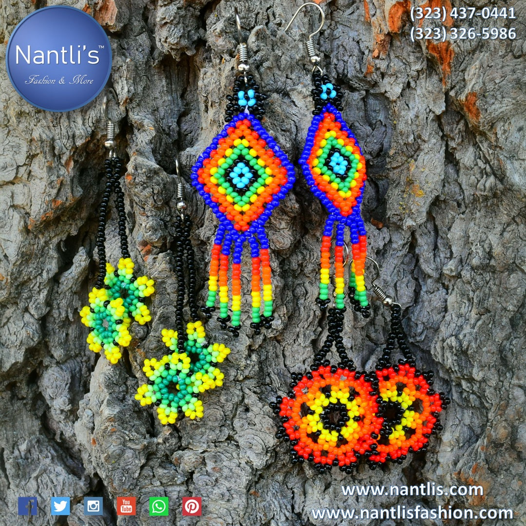 Aretes de Chaquira | Beaded Earrings
